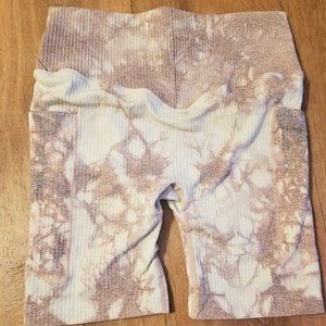 Mono B tie dyed biker shorts size small NWOT